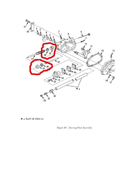 Reparatursatz Lenkgetriebe M35