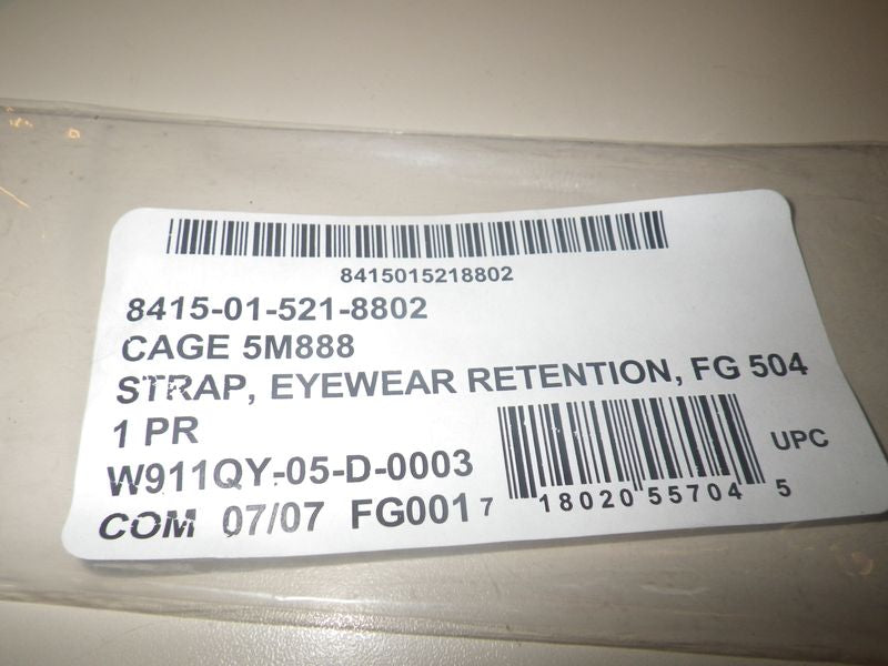 Strap Eyewear Retention ACH Helm