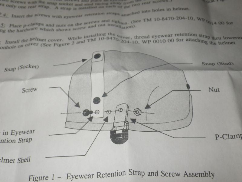 Strap Eyewear Retention ACH Helm