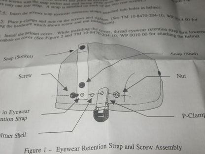 Strap Eyewear Retention ACH Helm