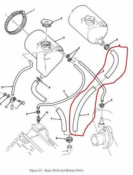 4720-01-196-1636, HMMWV hose surge tank
