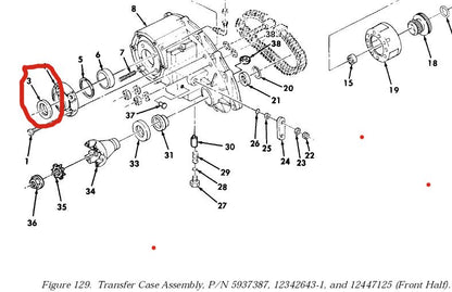 Dichtring Transfer Case HMMWV / CUCV