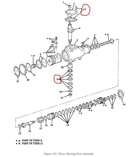 Dichtsatz Lenkgetriebe HMMWV Pitman shaft