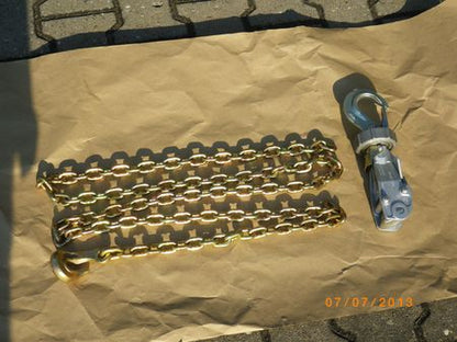Zurrkette + Spannschloss Befestigungs Set Gebraucht