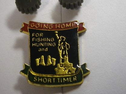 Short Timer Crest "Going Home", Unofficial US ARMY Crest