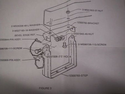 Klapptritt /Step Kit Bumper M35 REO und andere M-Serie trucks