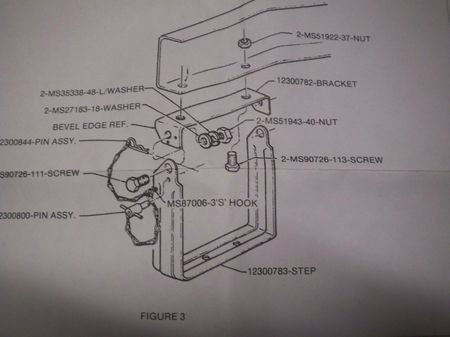 Klapptritt /Step Kit Bumper M35 REO und andere M-Serie trucks