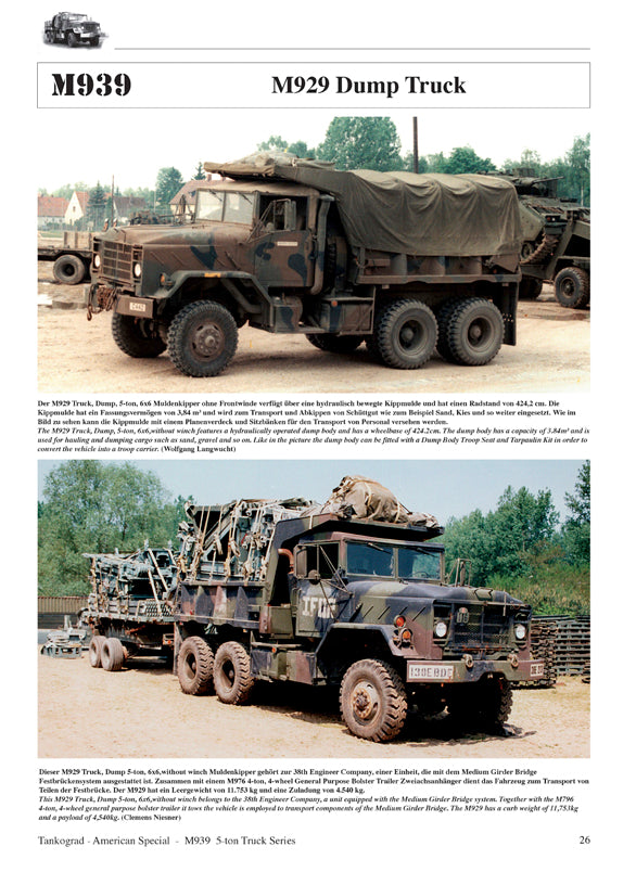 Tankograd 3010  M939          5ton 6x6 Truck Series