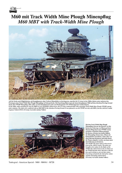 Tankograd Heft 3021, M60, M60A1, M728 Panzer US ARMY