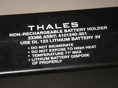 Thales Battery Adapter MBITR AN/PRC-148 Radio