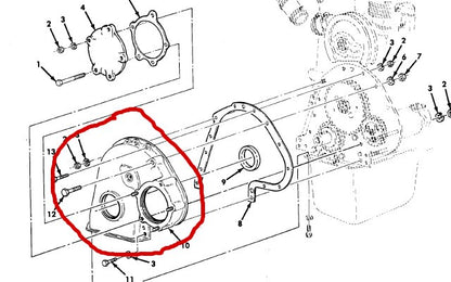 Abdeckung Steuerrad M35 und M52 Serie  Trucks