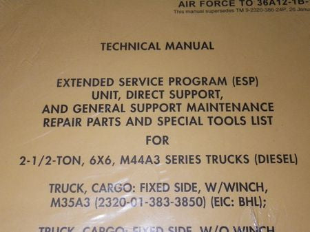 Ersatzteilliste M35A3 / Spare Parts List   M35A3  