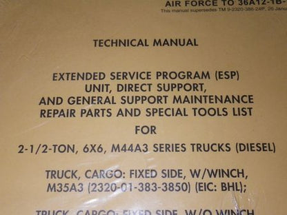 Ersatzteilliste M35A3 / Spare Parts List   M35A3  