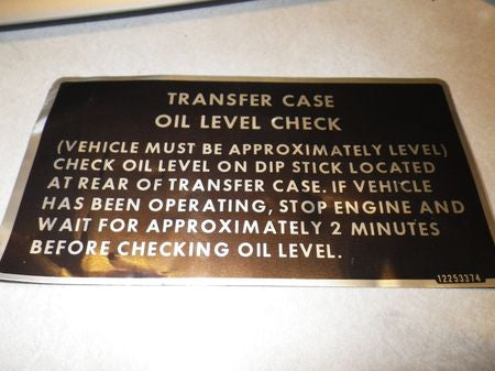 Aufkleber " Transfere  Case " M548, US ARMY