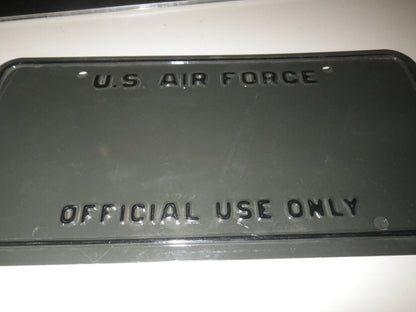 US AIR FORCE Nummernschildsatz Blanko "For Official Use only!
