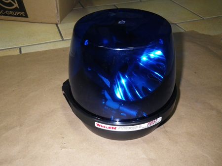 Rundumleuchte blau 24 Volt, US ARMY, Warning light