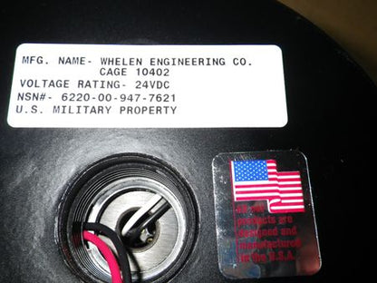 Rundumleuchte blau 24 Volt, US ARMY, Warning light