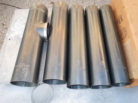 Ofenrohre für Yukon stove M1950, Zeltofen