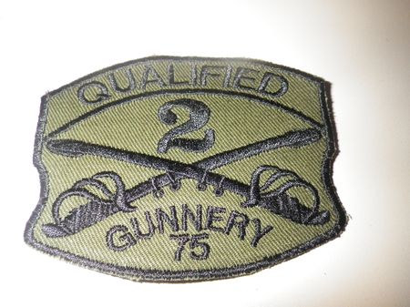 2nd ACR Gunnery 75 Pocket Patch US ARMY 