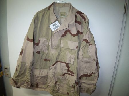 Desert 3-Colour Jacke, DCU Coat, NEU LARGE-Regular
