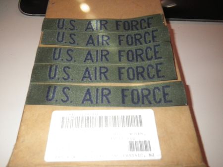 US AIR FORCE  Tab, oliv 5 Stück, USAF 