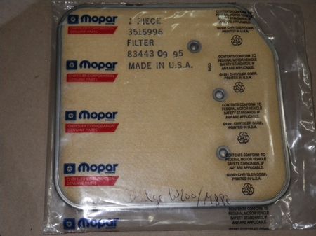 US Army Sale  Ölfilter Automatikgetriebe DODGE W200; M880